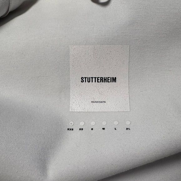 Stutterheim Moseback Raincoat XXS Cream - Picture 9 of 13